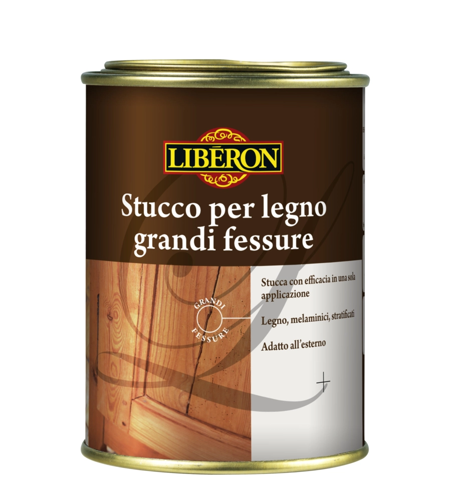STUCCO PER LEGNO GRANDI FESSURE - BIANCO - 200 ML